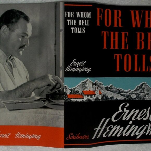 For WHOM The BELL TOLLS by Ernest Hemingway First Edition with Publisher's "A" - Picture 8 of 10